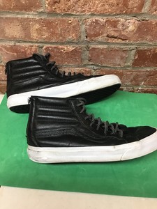 vans with leather back
