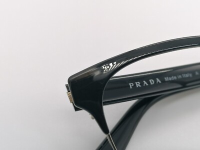 メガネ Prada Glasses Frame VPR54W 1AB 1O1 Black l New Rx-able PRADA Eyeglasses VPR 10V 1AB-1O1 54-18 Classic