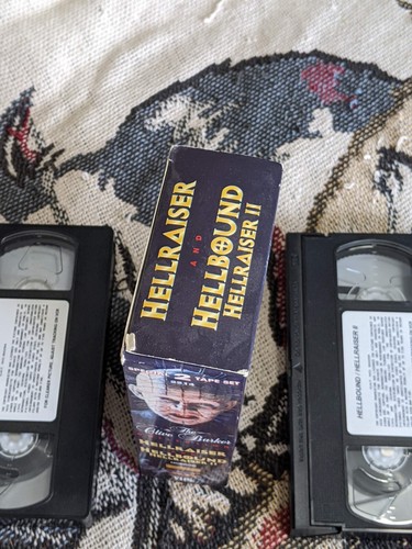 HELLRAISER 1 & 2 VHS ANCHOR BAY TWO TAPE SET HORROR CLIVE BARKER - Picture 5 of 5
