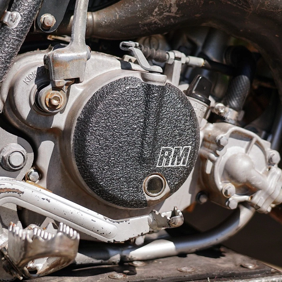 Protectores de motor negros para Suzuki RM65 2003-2005 cinta de agarre cubierta de embrague RM 65 Foto 2 de 4