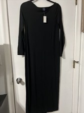 Gap Maternity | NWT Black Boatneck Long Sleeve Dress Extra Small
