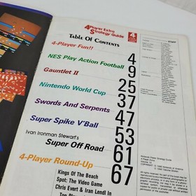 Nintendo Power Strategy Guide Magazine 1990 NES Four Score Play Action Football