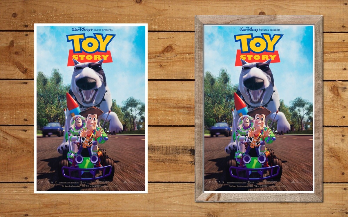 ラストワン賞PIXAR Toy Story Poster Figure Amazon.com: TOY STORY MOVIE POSTER 2 Sided Very Rare