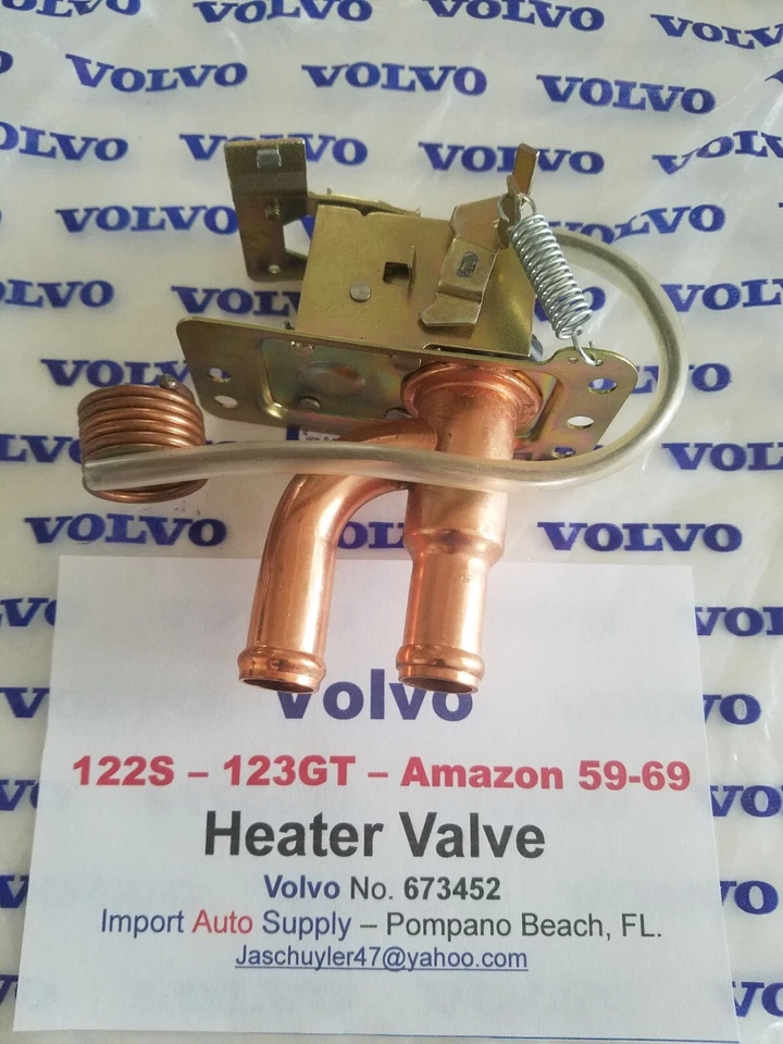 Válvula de calefacción Volvo 122S 59-69 - Controla el agua en el calentador Foto 3 de 4