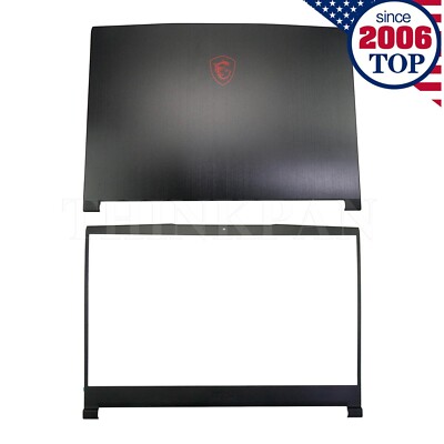 New MSI GF63 GF63VR Thin 8RC 8RD MS-16R1 R4 LCD Back Cover Top Lid & Bezel US