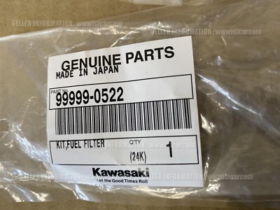 Genuine Kawasaki Fuel Filter Kit 99999-0522 (18L) Motorcycle