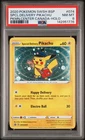 2020 POKEMON SWSH BLACK STAR PROMO #074 SPECIAL DELIVERY PIKACHU-HOLO PSA 8