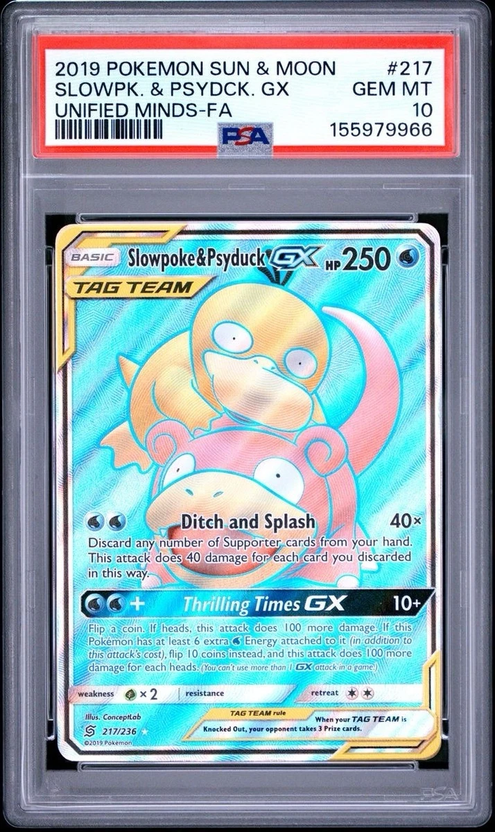 Slowpoke & Psyduck GX Pokémon TCG Cards for sale | eBay
