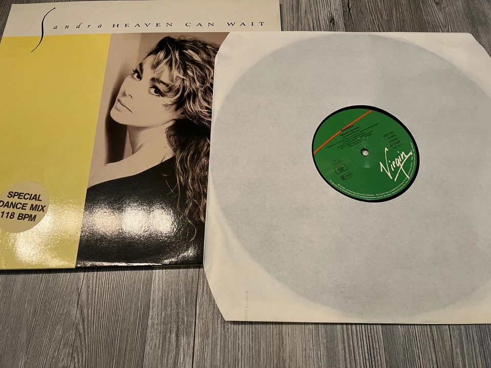 Sandra – Heaven Can Wait - Promo Maxi CD /12" Vinyl Set © 1988 (611 507) - Bild 3 von 3