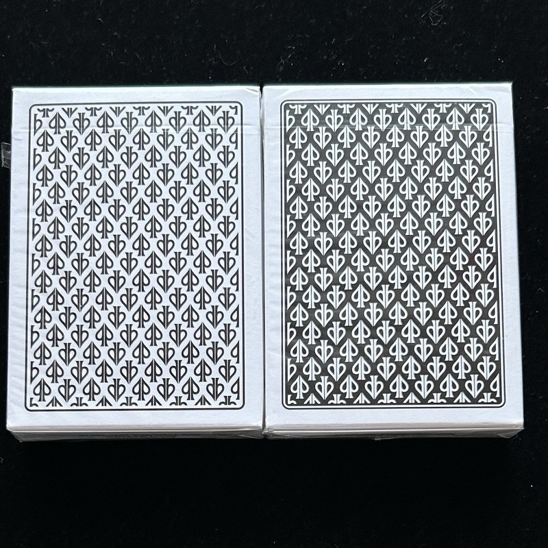 2 White Lions Playing Card Decks David Blaine Tour Edition - Different Backs