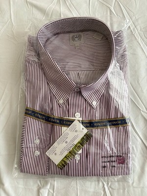 Cinch Mens 2XL Striped Tencel Classic Fit Button Down Rodeo Cowboy LS Shirt NWT