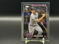 🔥 2024 Topps Chrome Coco Montes Rookie RC #182 - Rockies