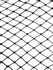 "Heavy Duty Netting for Bird Poultry Aviary Game Pens 25 X 50 Net Black Mesh "
