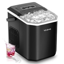  Portable Countertop Ice Maker Self-Cleaning 12kg/24H Bullet Ice Machine