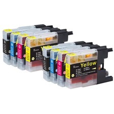 8 Printer Ink Cartridges (Set) for use with Brother MFC-J5910DW & MFC-J6710DW