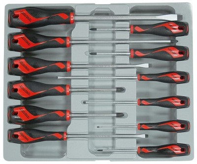 Teng Tools Screwdriver Set Mixed 12 Pieces MD912N