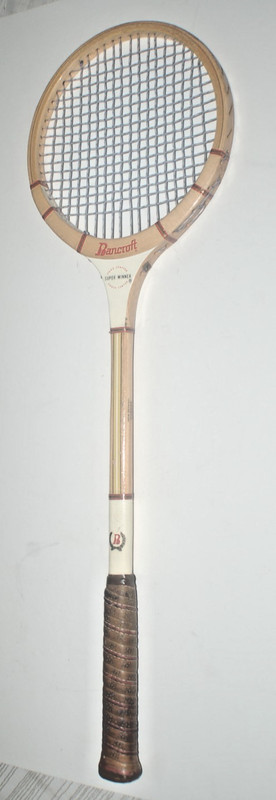 Vintage Bancroft "Super Winner" Wood Squash Racket