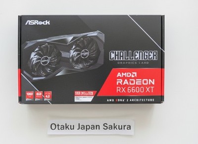 ASRock Radeon RX 6600 Challenger D 8GB GPU Graphics Card Boxed Non-Gaming Used