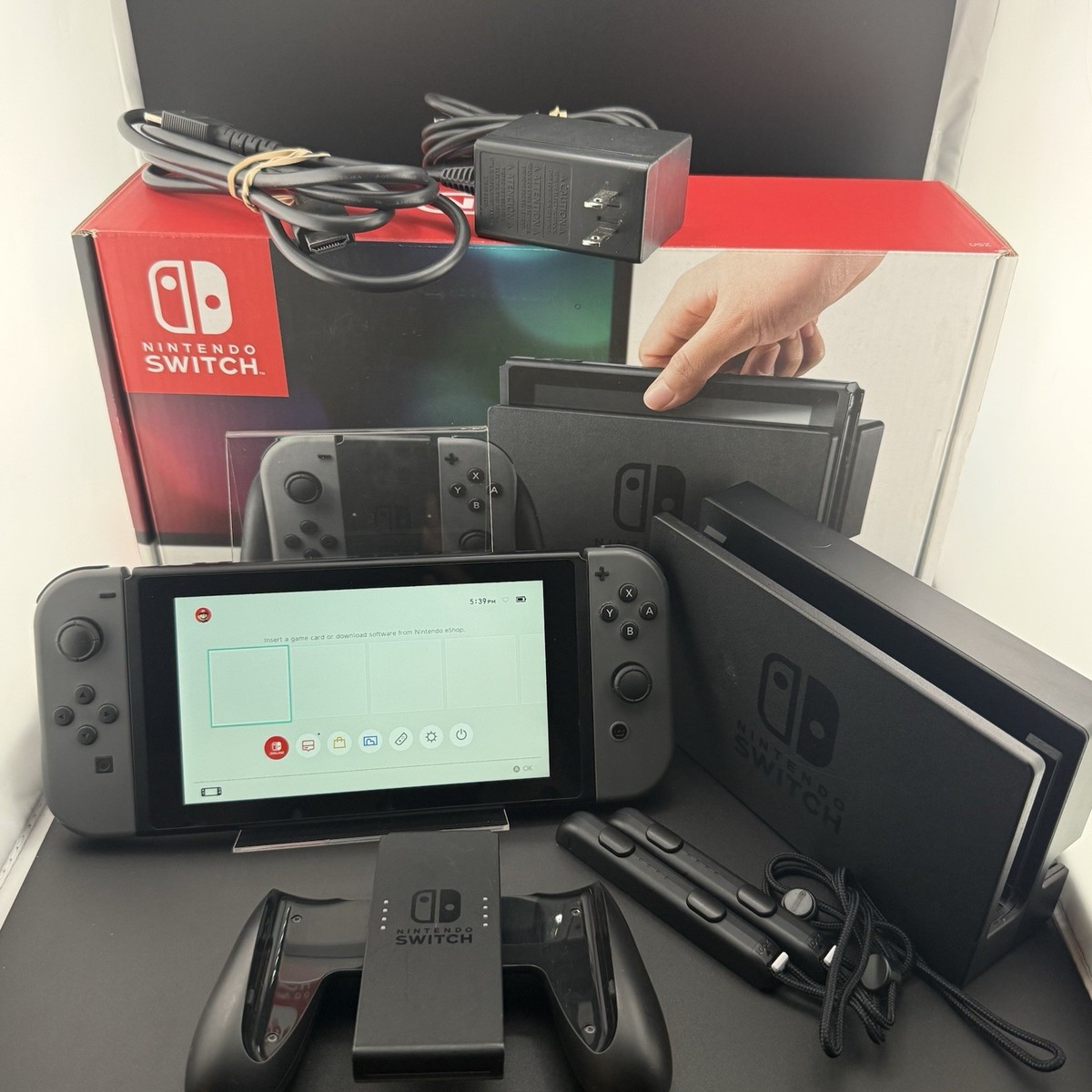 Nintendo Switch Original 32GB Gray Joy-Cons Complete HAC-001 | eBay