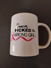 Breast Cancer Awareness”Cancer PICKED the WRONG GIRL”Coffee Mug Cup — photo 9