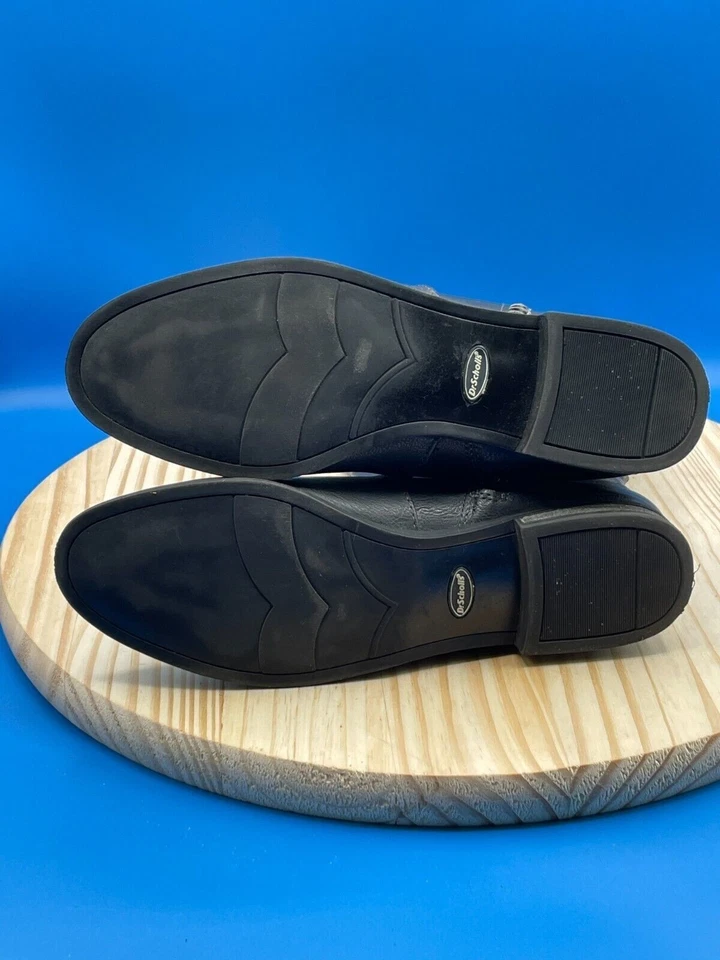 Dr. Scholl's Riding Boot Women's Sz 9.5M Brown Leather Knee High Round Toe - Image 4 of 4