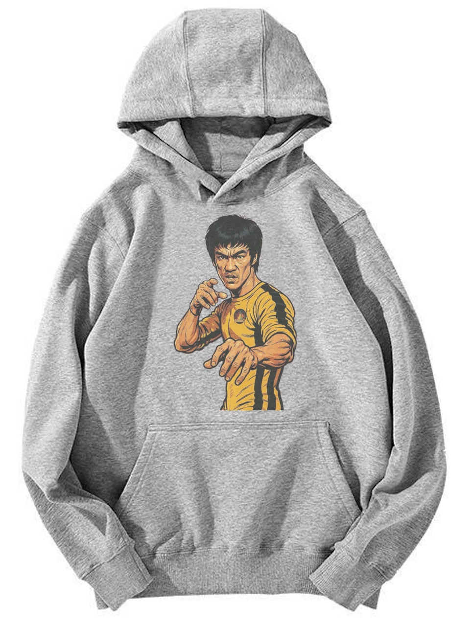 Bruce Lee Iconic Pose Graphic Unisex Hoodie