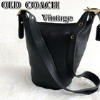 COACH 9953 Berkeley Duffle Sac Bucket Shoulder Bag Leather Black Logo From Japan