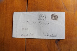 1870 Brief NDPB EF DS m Inhalt Ministerium des Innern Geheime Kanzlei Berlin
