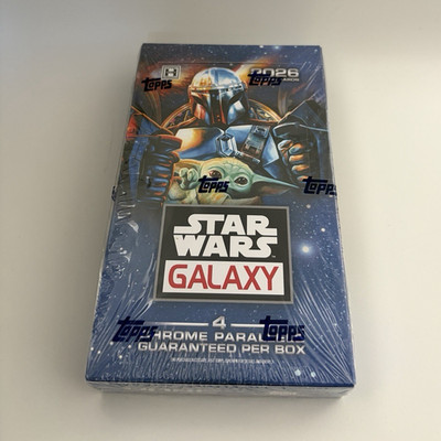 2026 Topps Star Wars Chrome Galaxy Hobby Box NEU & OVP in hand