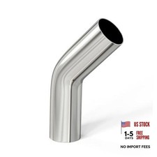 1PCS 45 Degree Aluminum Alloy Tube Intercooler Pipe Air 4"OD 1 PC 45 degree