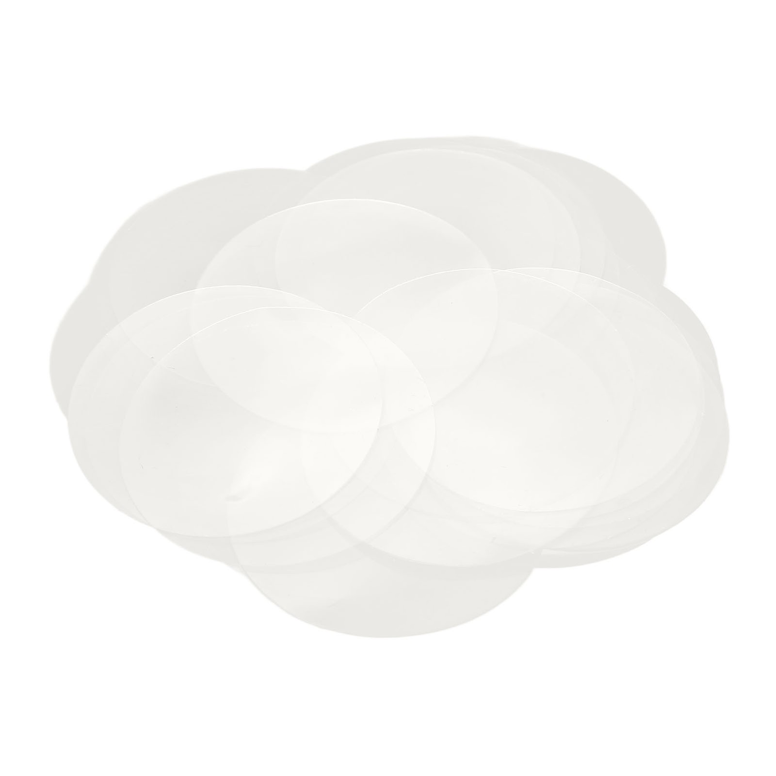 200 Sheets Transparent Badge Film Durable Clear PVC Multi Purpose Badge