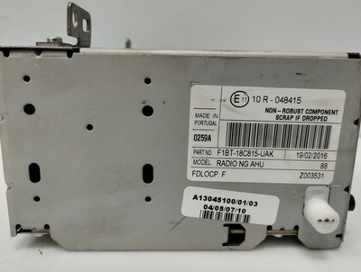 F1BT18C815UAK audio system FORD FOCUS LIM. CB8 TITANIUM degzp4566131