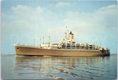 Vintage Postkarte S.S. Orkaden Schiff Künstlerisch England
