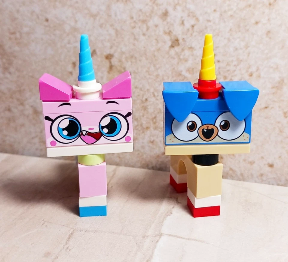 Nuevo LEGO Unikitty y Puppycorn Cachorro Perro Gatito Gato Ladrillo Minifiguras Únicas Foto 2 de 2