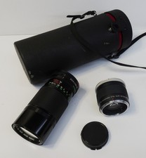  Objektiv Canon Zoom Lens FD 70-150mm 1:4.5 + Weltblick Autotele 3x