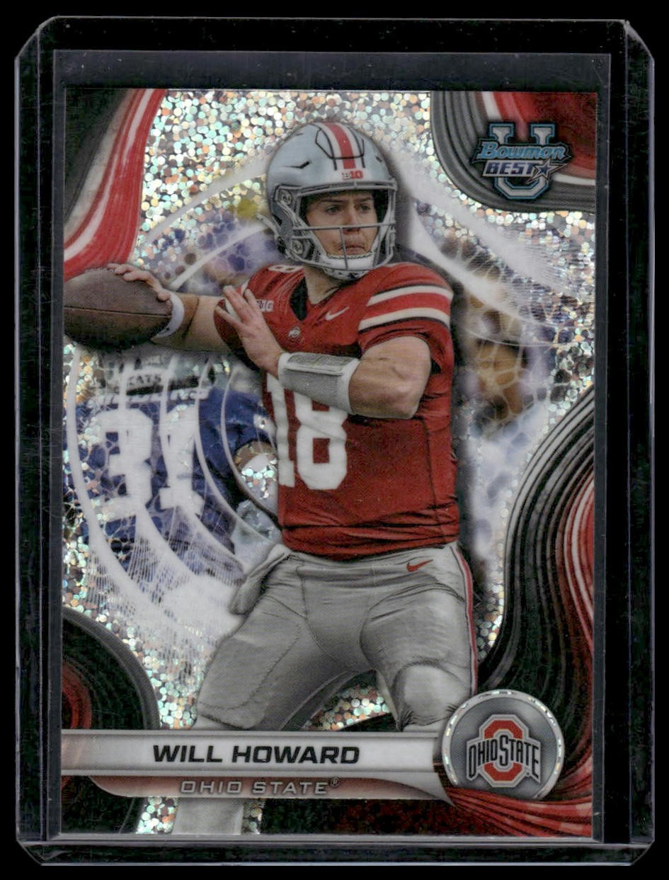 2024 Bowman University Best #68 Will Howard Refractor