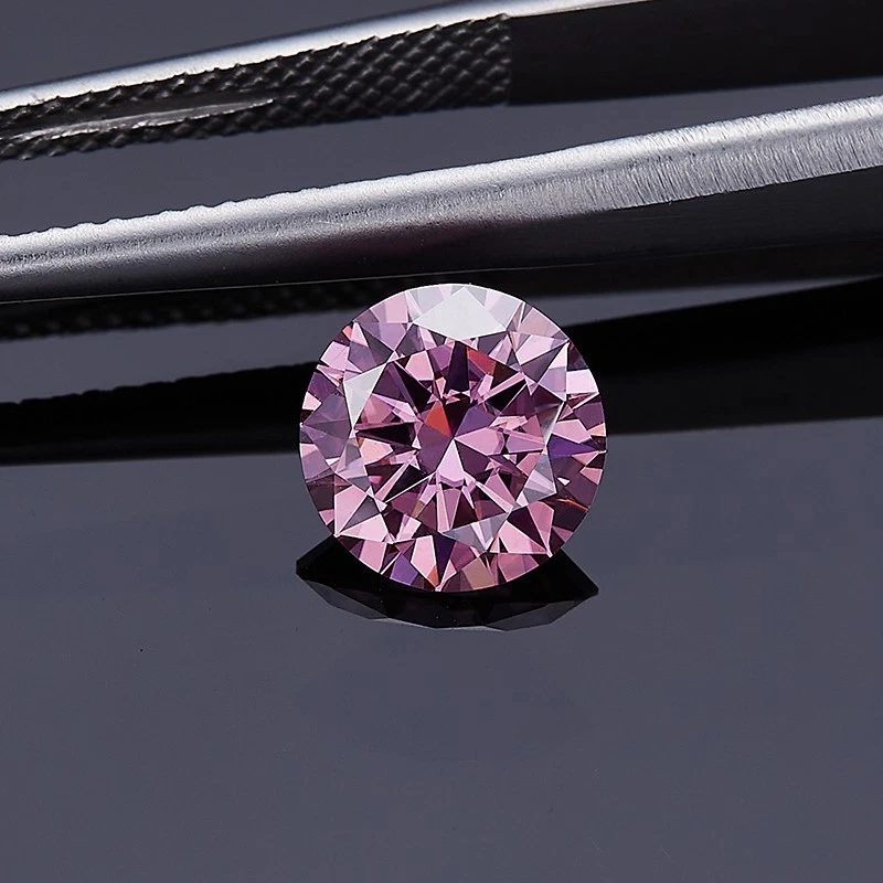 Hot Sale Sapphire Blue Lab-Grown Moissanite Round Cut GRA Certificate Wholesale - Image 4 of 4