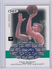 2001 Sage Hit Autographs #A3 Troy Murphy. Notre Dame