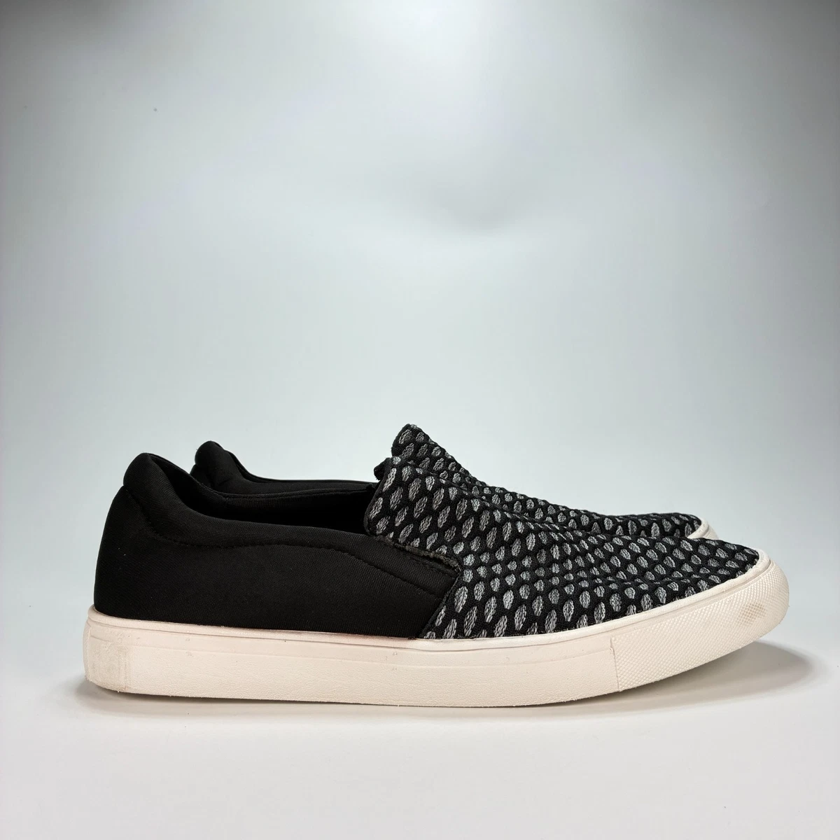 Shoes dress mens new size 13M Reaction Kenneth Cole black slip on upper man made Kenneth Cole Reaction Shoes Mens 13 Dress Lace Up Moc Oxford  main image 3
