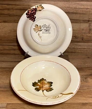 SET OF 2 - TABLETOPS UNLIMITED - VILLA GRANDE  10" SOUP PASTA SERVING BOWLS