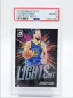 STEPHEN CURRY 2024-25 DONRUSS OPTIC LIGHTS OUT HOLO PRIZM PSA 10 Q3464