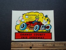Vtg Orange County Fair Speedway Racing Water ...