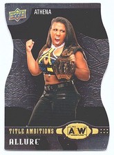 2022 Upper Deck Allure AEW #TA-11 Athena Title Ambitions