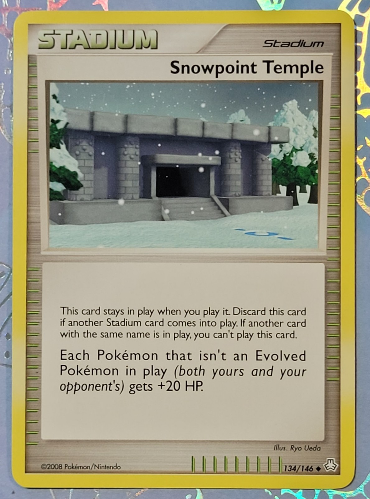 Snowpoint Temple 134/146 Legends Awakened Pokemon Card NM