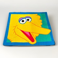 Sesame Street Big Bird Throw Fleece Blanket Owen 1997 Vintage 48 x 60