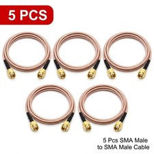 5Pcs 20cm 8" SMA Male to SMA Male Plug RG316 RF Coax Cable Pigtail Jumper
