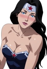 Wonder Woman Waifu Weatherproof Anime Sticker 6 Car Decal Wonder Woman Waifu Weatherproof Anime Sticker 6 Car Decal