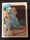 Photo of 1980 Topps #601 Buddy Schultz St. Louis Cardinals Baseball Card