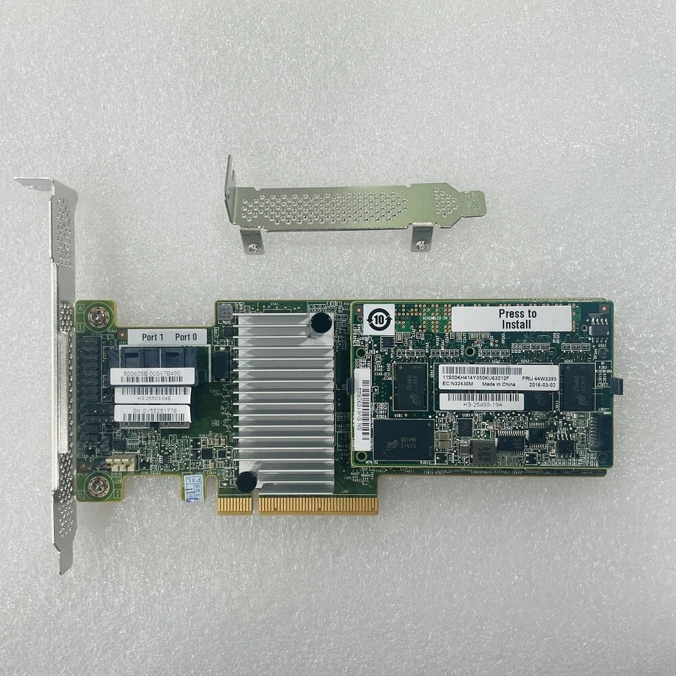 IBM M5210 w/1GB CACHE BBU w/2 CABLES RAID 12Gb/s NAS(DELL H730P/LSI 9361-8i) - Image 3 of 4