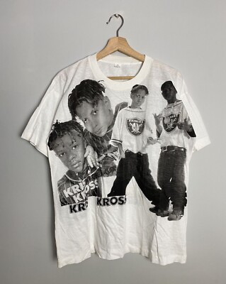 90's クリス・クロス Kris Kross JUMP Tシャツ Rare Vintage 90s Kriss Kross Rap Hip Hop Band T shirt L White | eBay